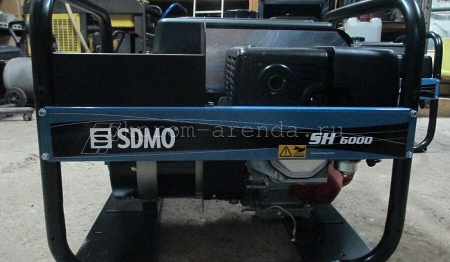 Прокат бензинового генератора SDMO SH 6000 цена